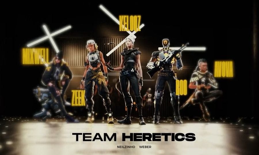 Team Heretics reveal VCT 2023 roster