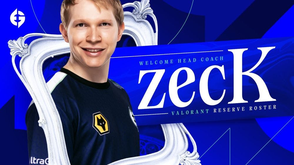 zecK joins Evil Geniuses as reserve roster head coach