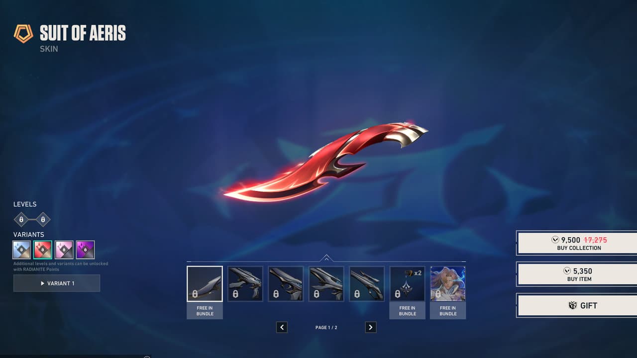 Suit of Aeris Melee