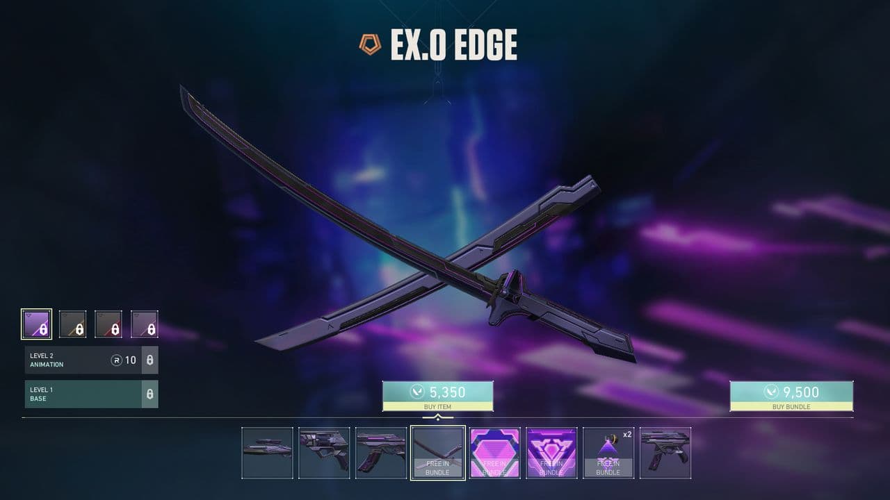 VALORANT EX.O bundle: Skins, katana, price & more