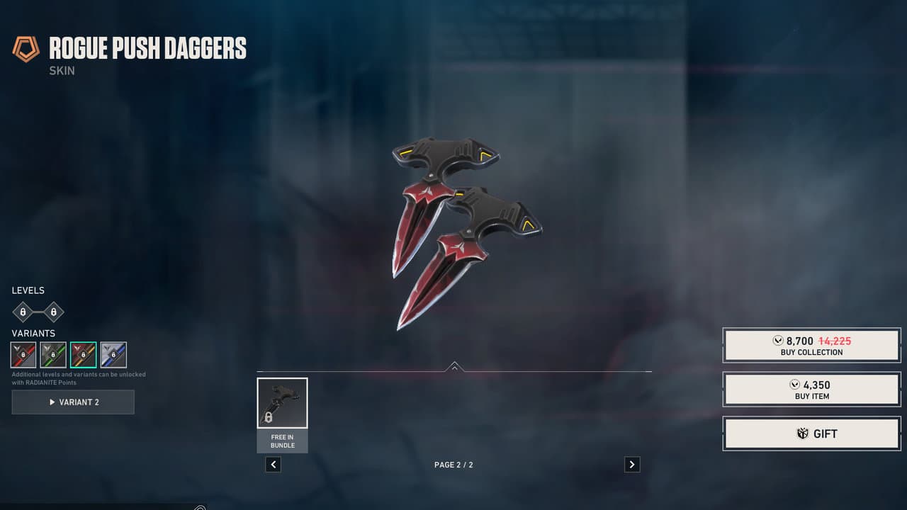 Rogue Push Daggers