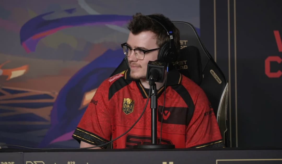 Zellsis at the pre-tournament press conference. Photo: THEPIKE.GG