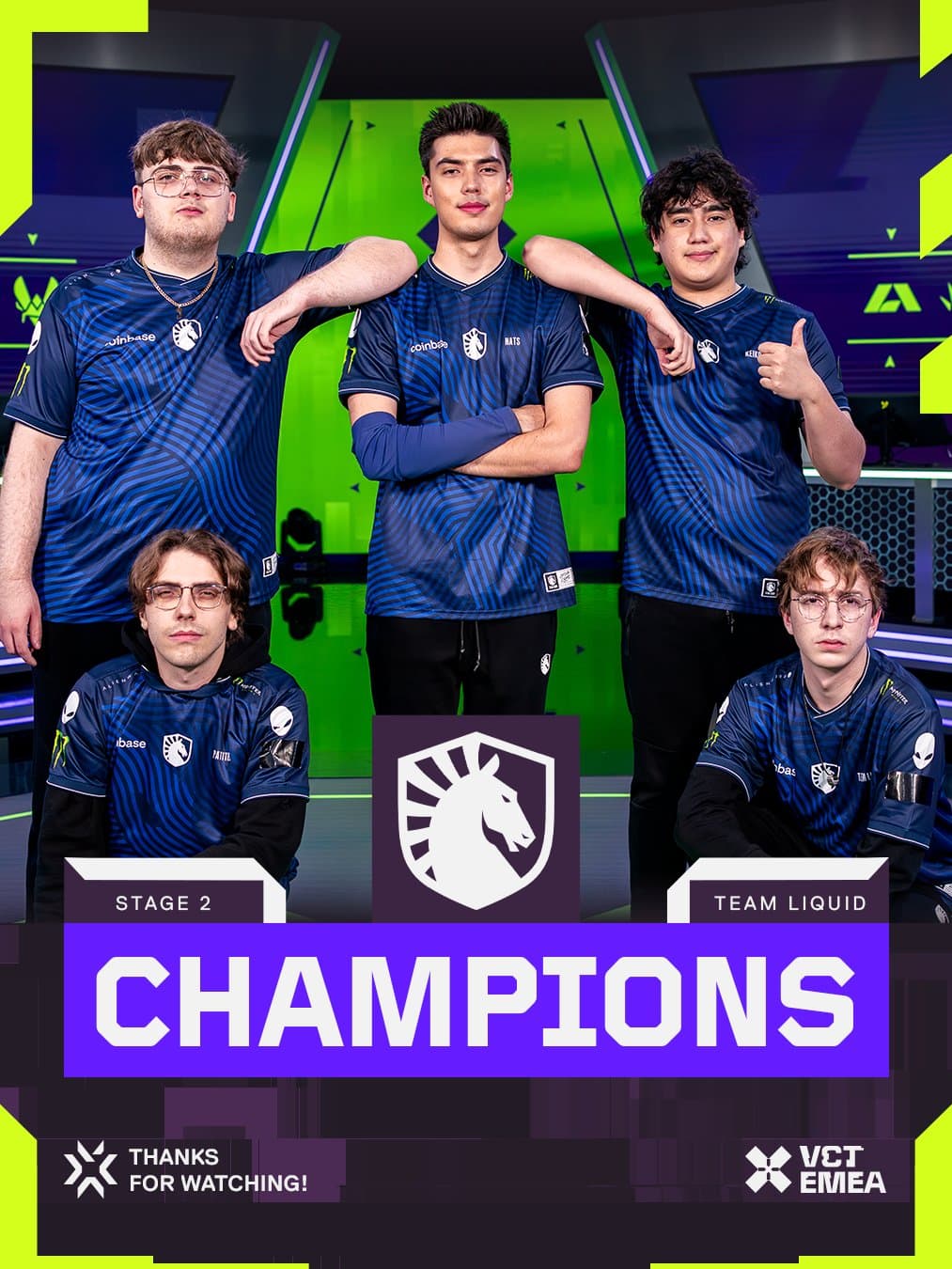 Team Liquid are the EMEA Stage 2 Champions 2025. Photo: Riot Games