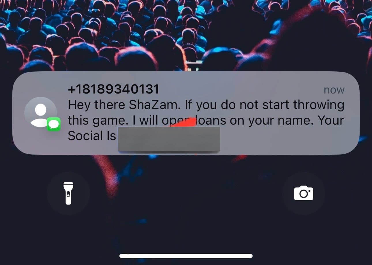 ShahZam receiving harassment online (Image Source: @ShahZaMk on X)