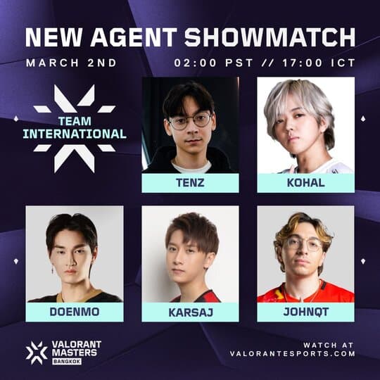 TenZ will lead the charge for Team International. (Credit: Riot Games)