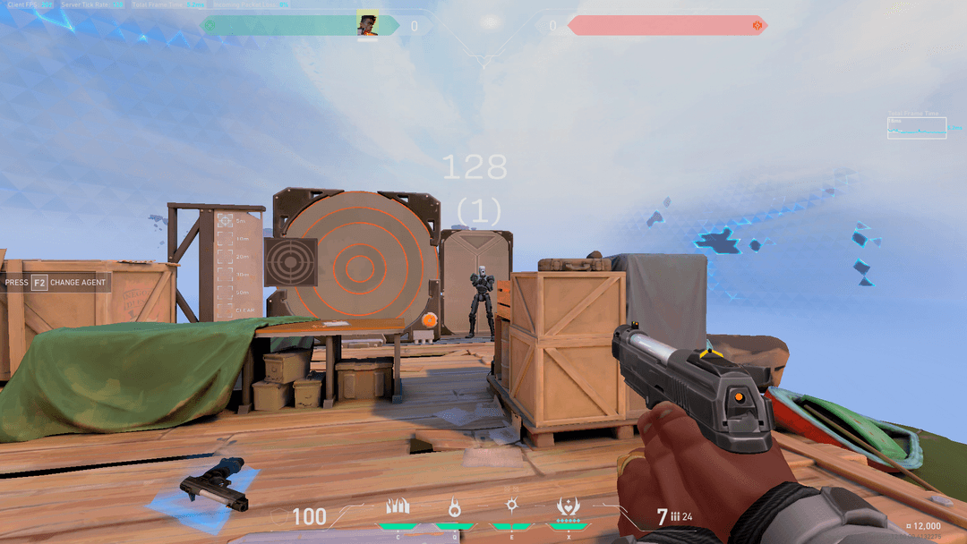 Bandit headshot damage at 10-30m