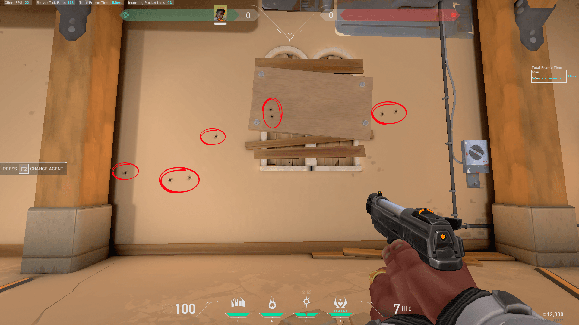 Bandit bullet spread while moving