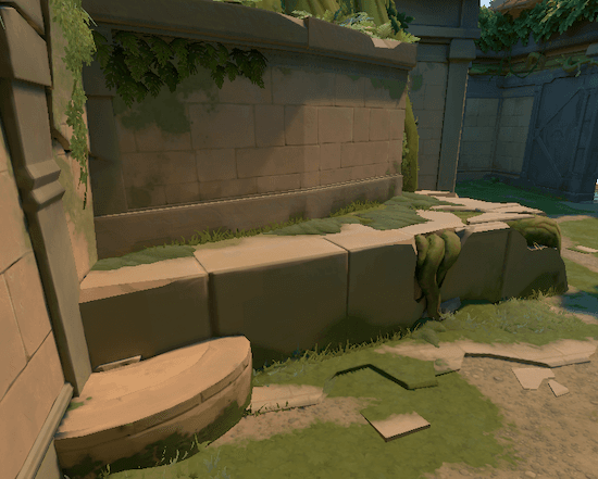 Jump up to vines after