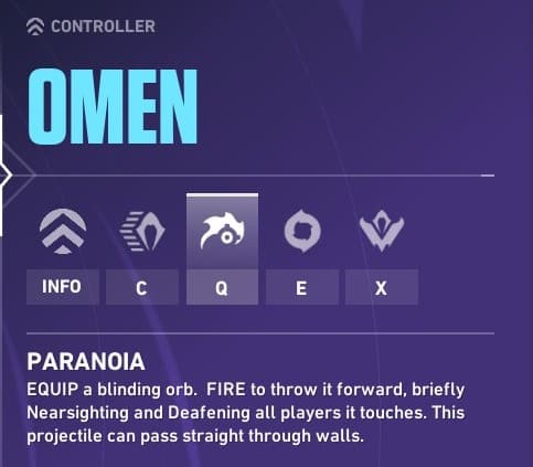 Omen's near-sighted flash, Paranoia