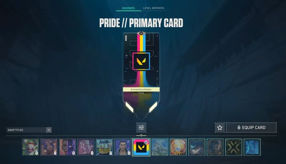 VALORANT Player Card