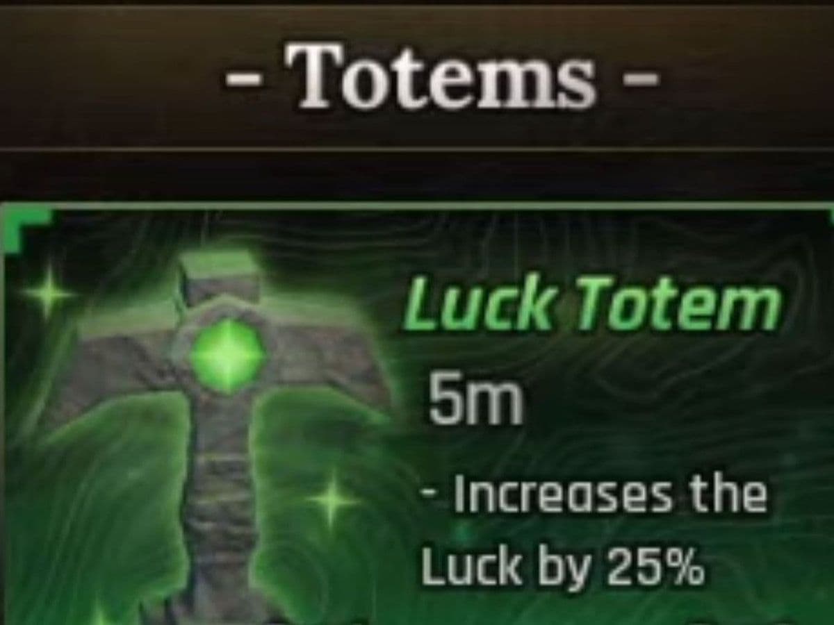 luck totem the forge