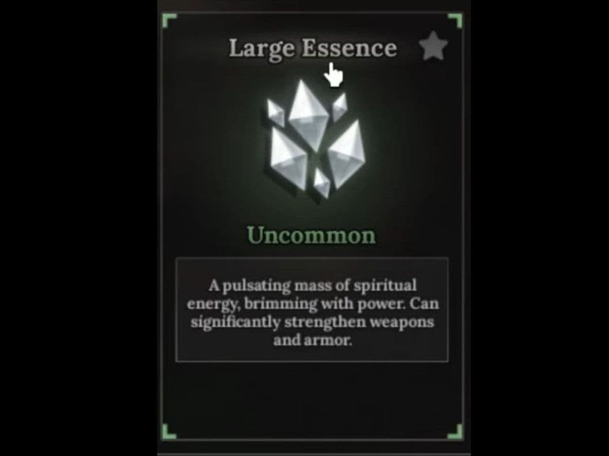 how to get large essence in the forge