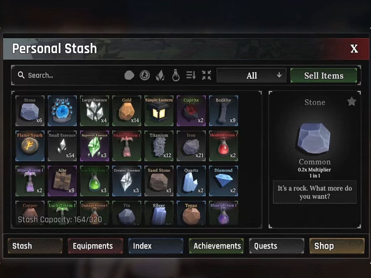 roblox the forge stone