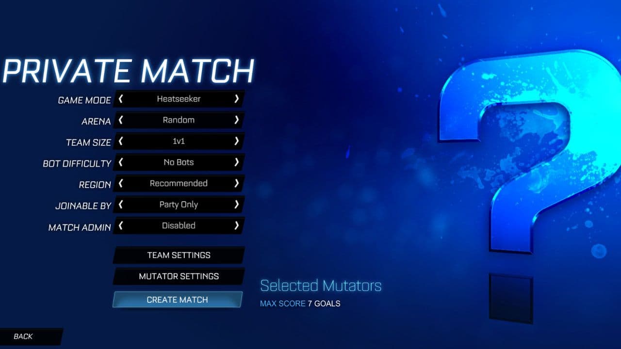 rocket league heatseeker 