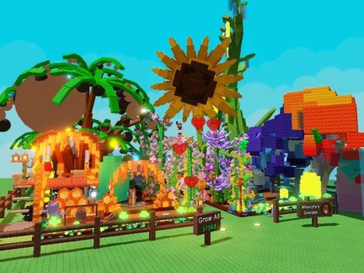 flower plants grow a garden roblox