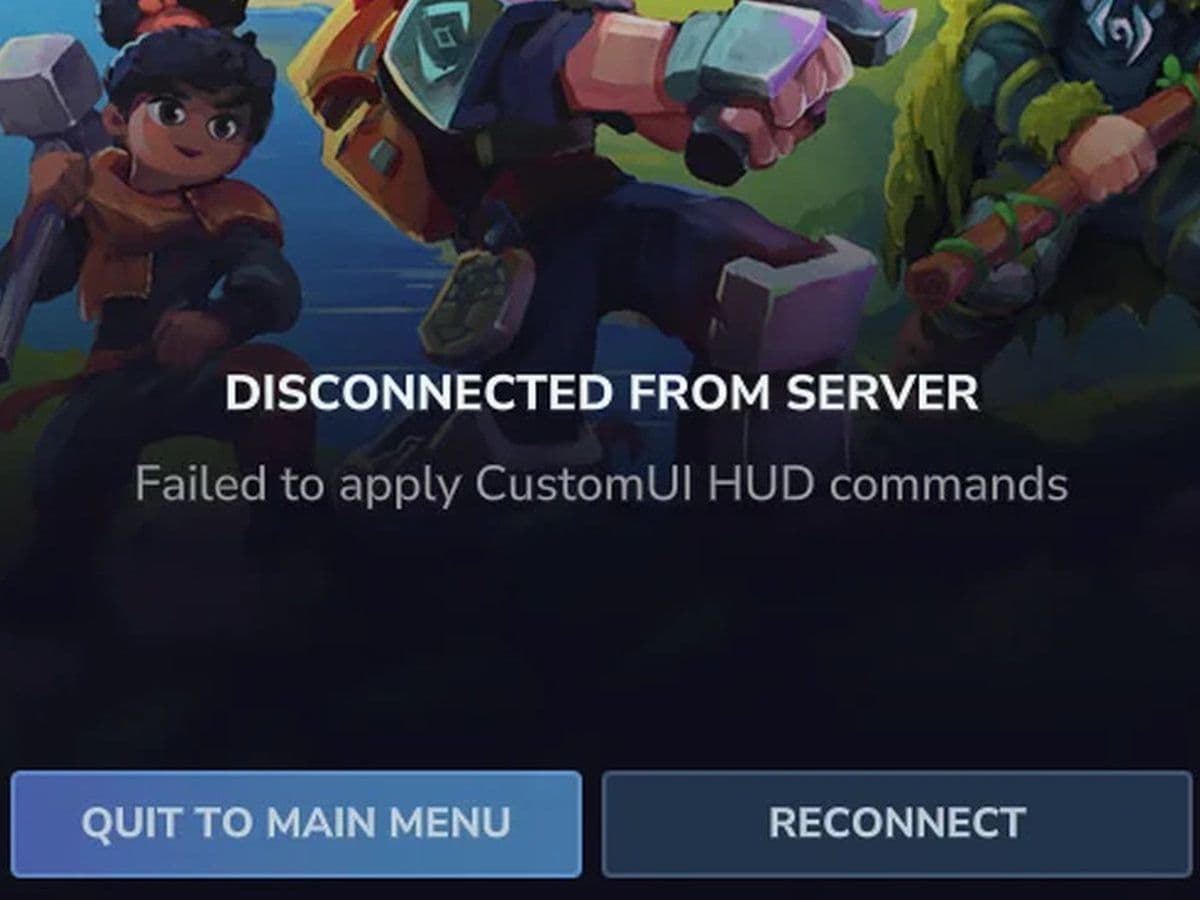 How to fix the Hytale failed to apply CustomUI HUD commands error