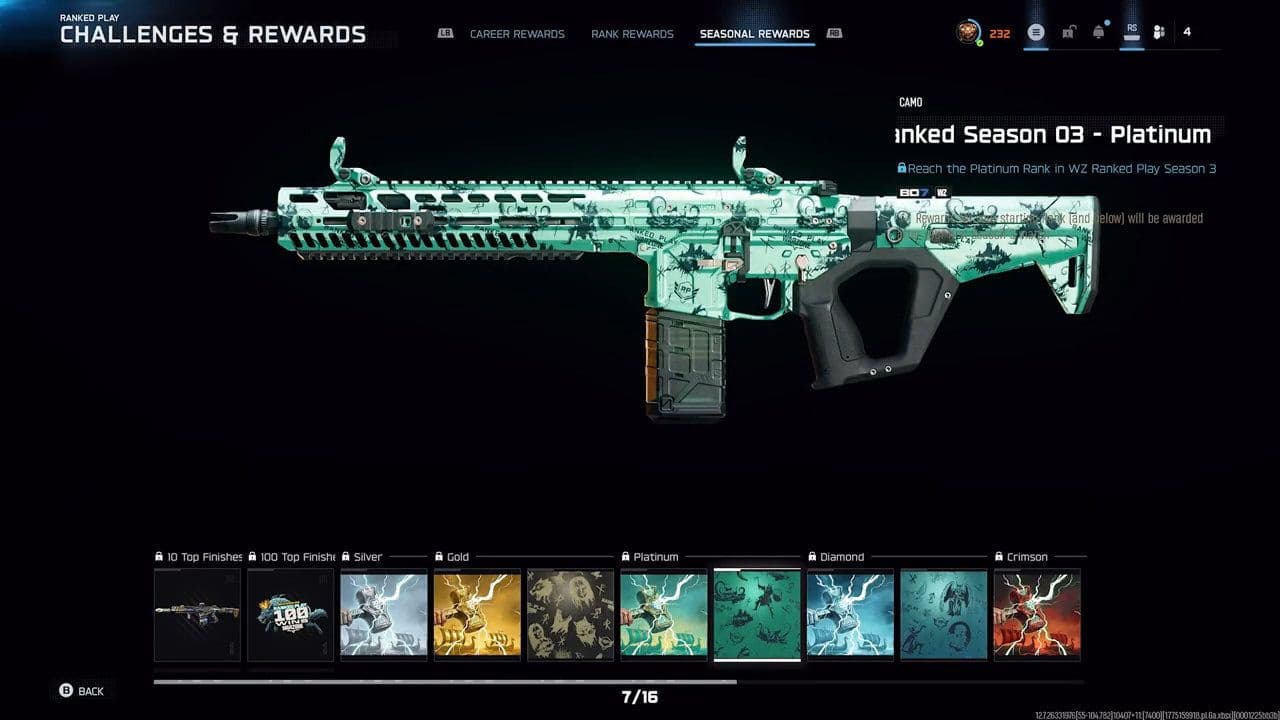 Warzone Ranked levels