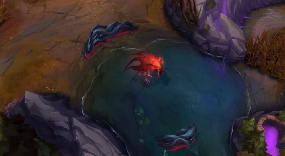 Voracious Atakhan lets players respawn after they die, just like Guardian Angel but players respawn in their own bases (Image Credit: Riot Games)