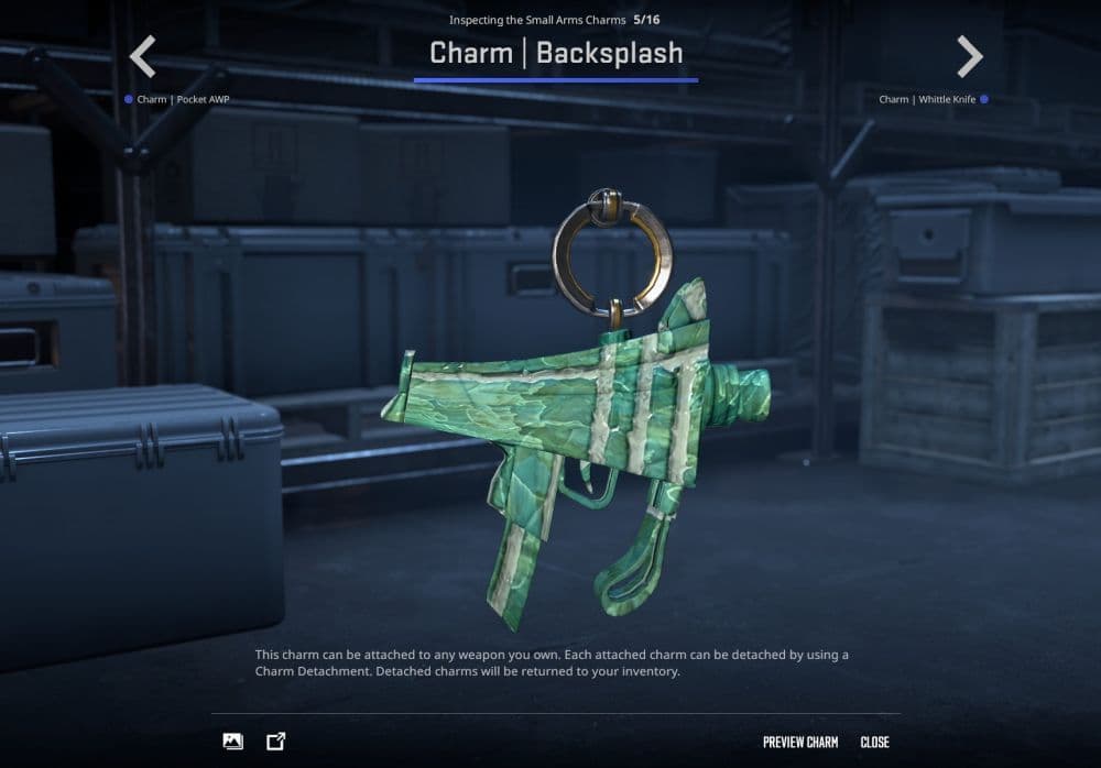 Backsplash Charm (Image Credit: Valve)