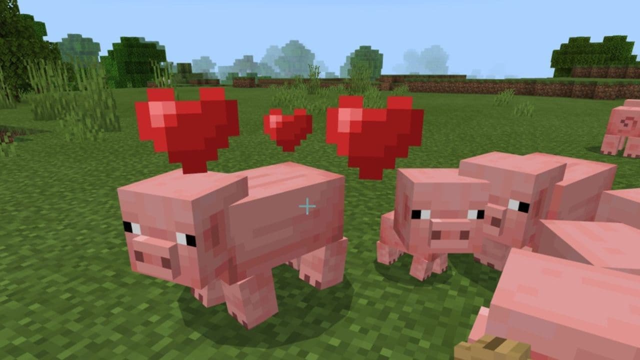 breeding pigs minecraft