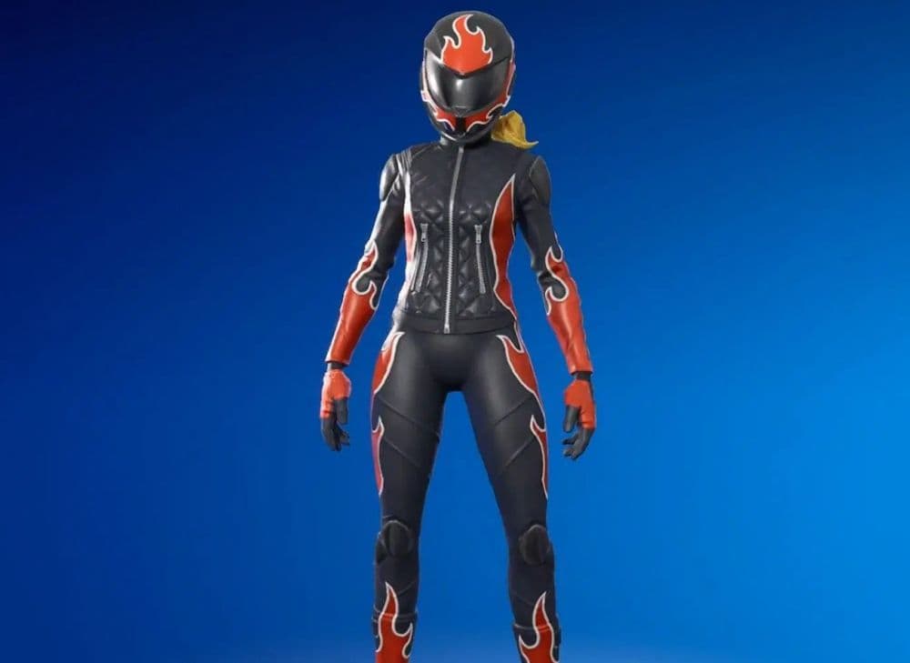 Here is a closer look at the Burnoff skin in Fortnite (Image Credit: Epic Games/Fortnite)