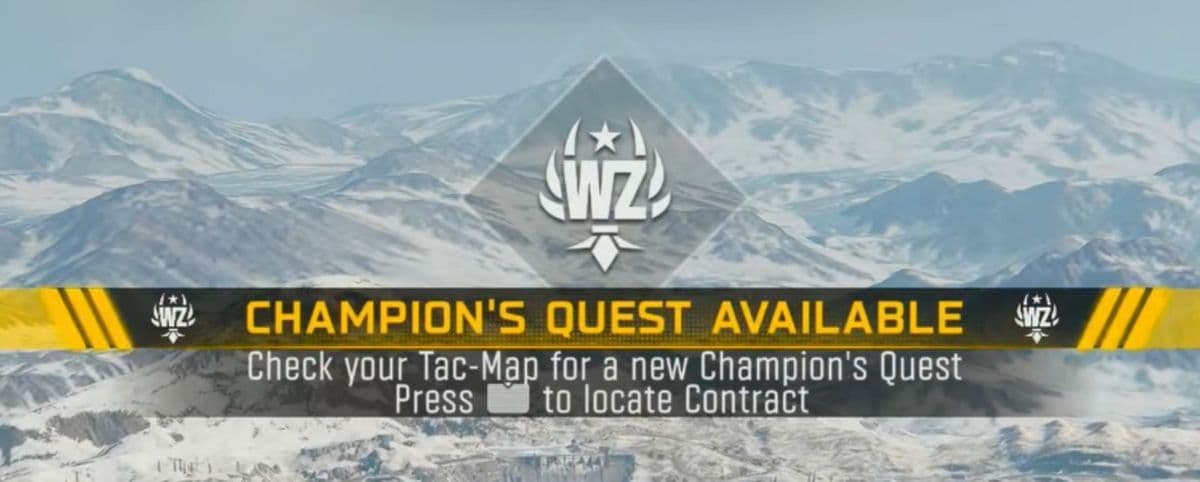You need the Champion’s quest token to get a nuke in Warzone (Image Credit: Reidboyy on YouTube )