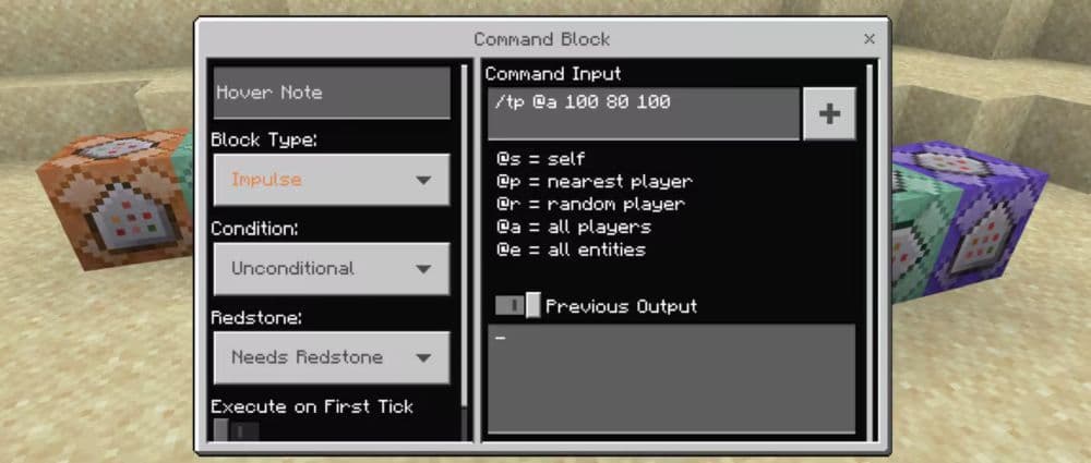 Enable cheats in Minecraft and enchant your item through the command section (Image Credit: Minecraft)