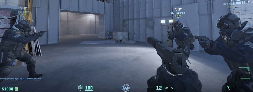 You can use your CS2 HUD in different colors (Image Credit: Games & Apps Tutorials on YouTube)