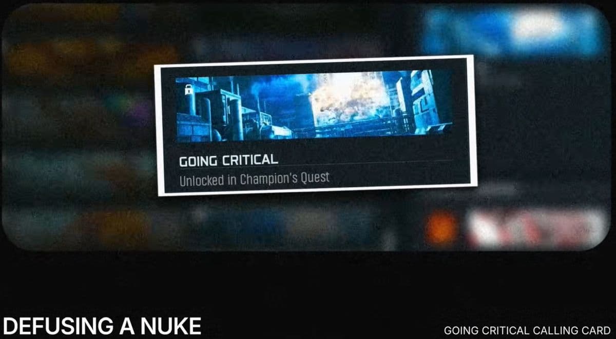 defusing a nuke