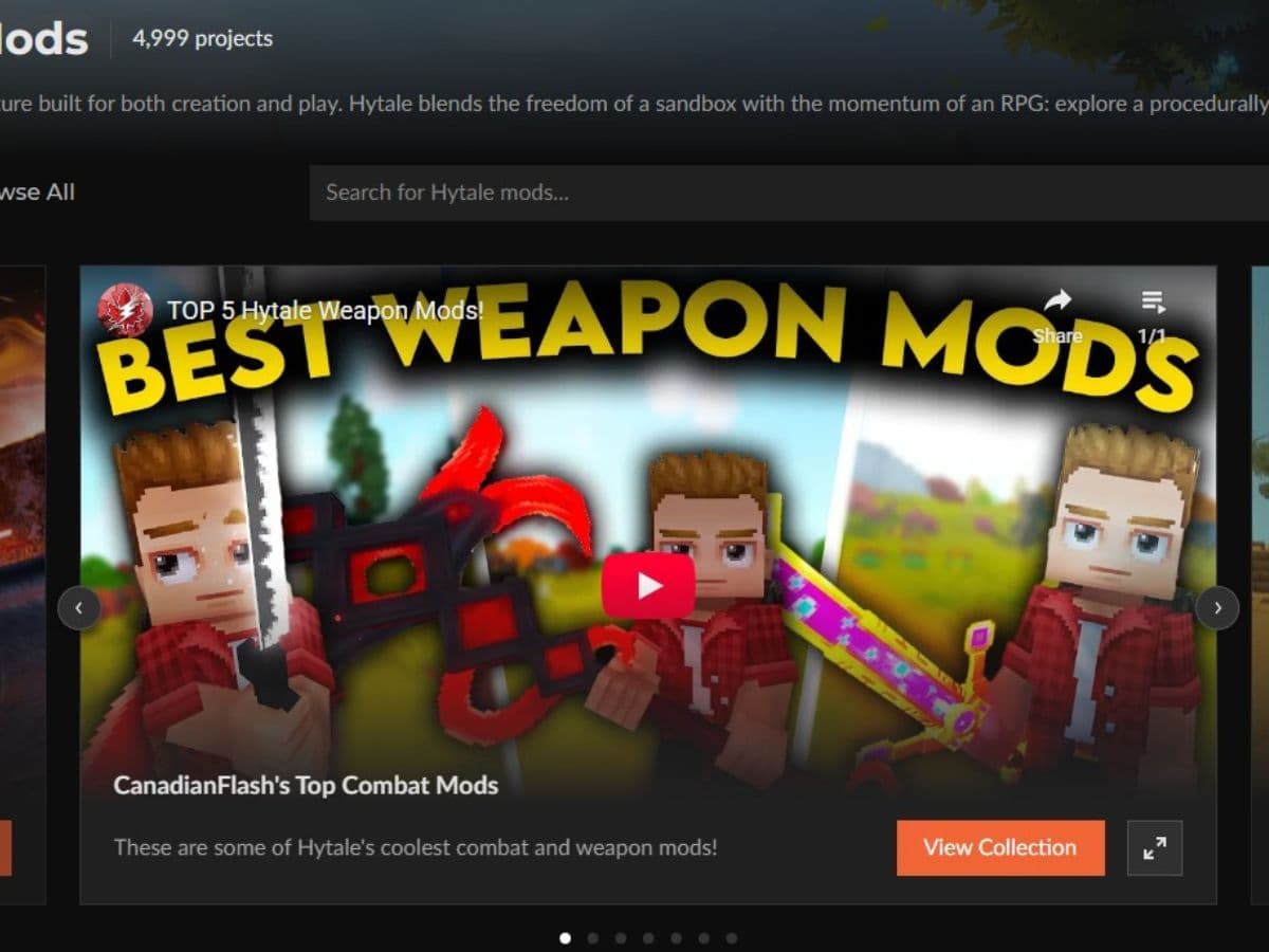 How to add Hytale to CurseForge and use different mods