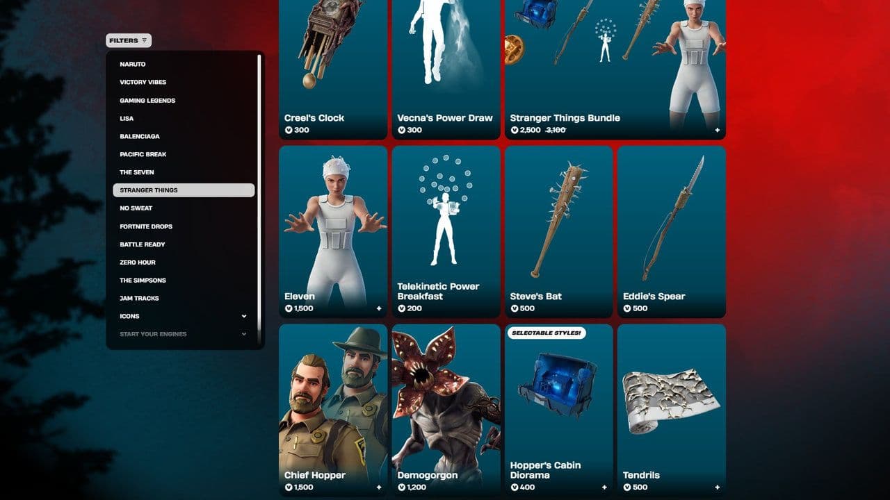 fortnite demogorgon skin