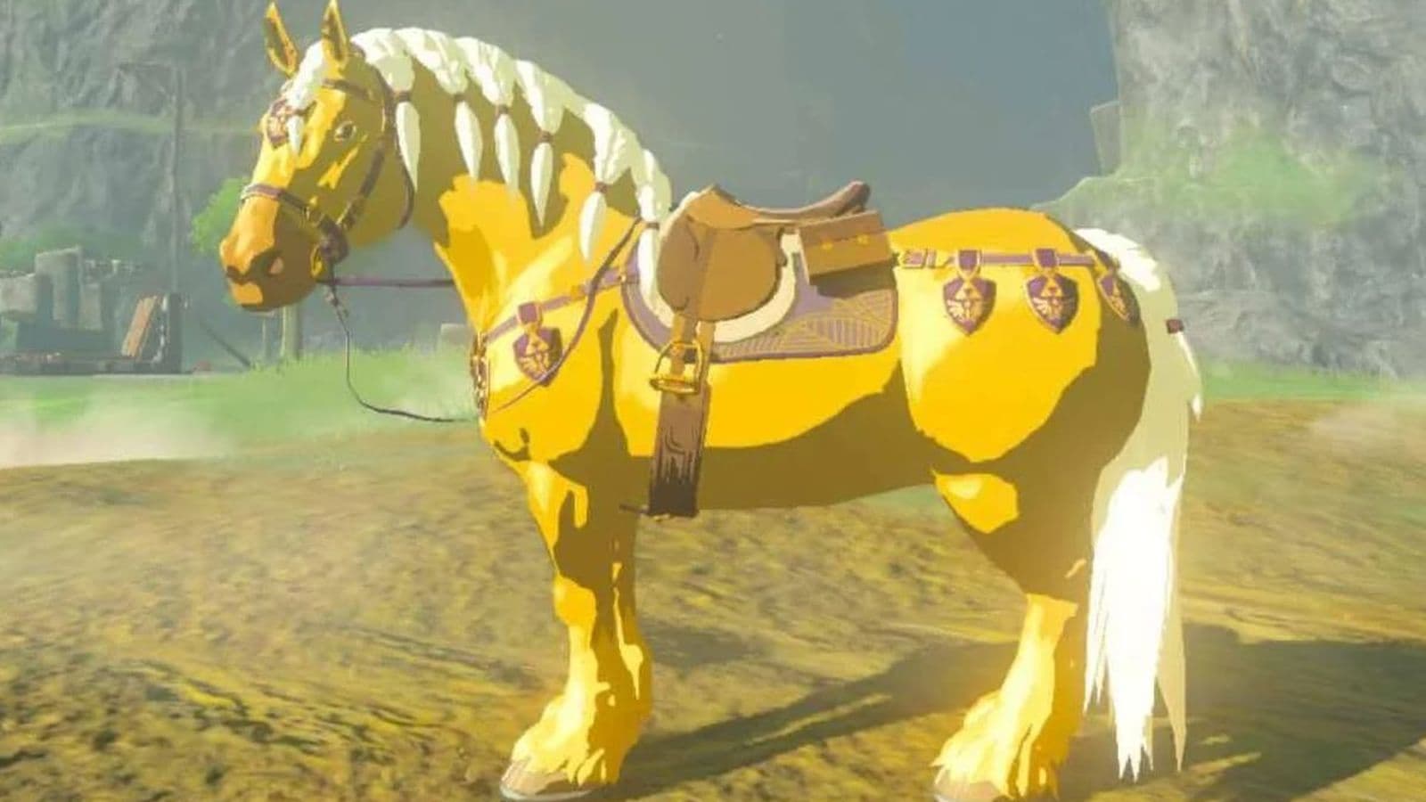 Zelda's golden horse