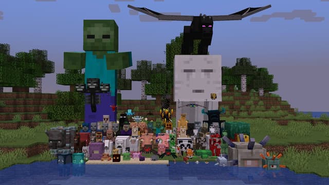 All Minecraft mobs, building mob farms & more