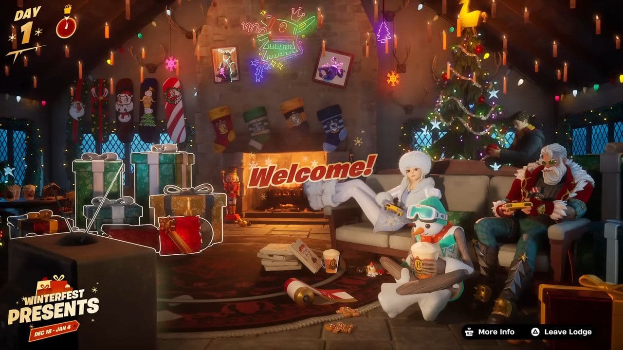 Fortnite Winterfest Cabin