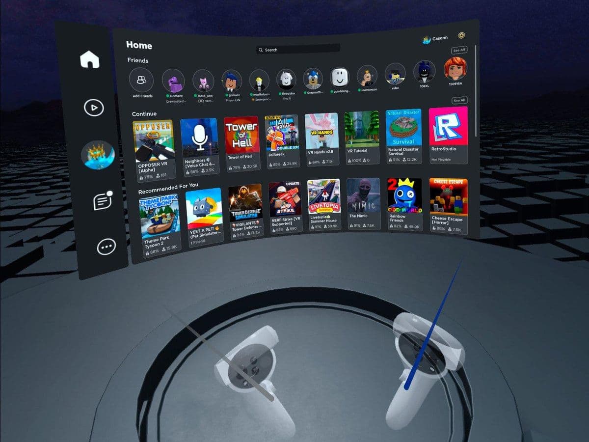 best roblox vr games