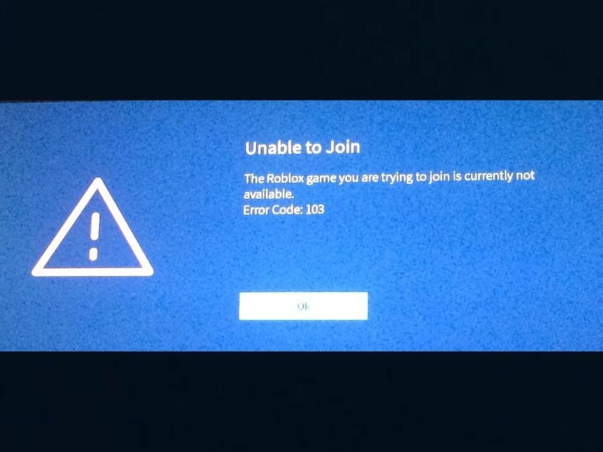 How to fix Roblox error code 103 on Xbox