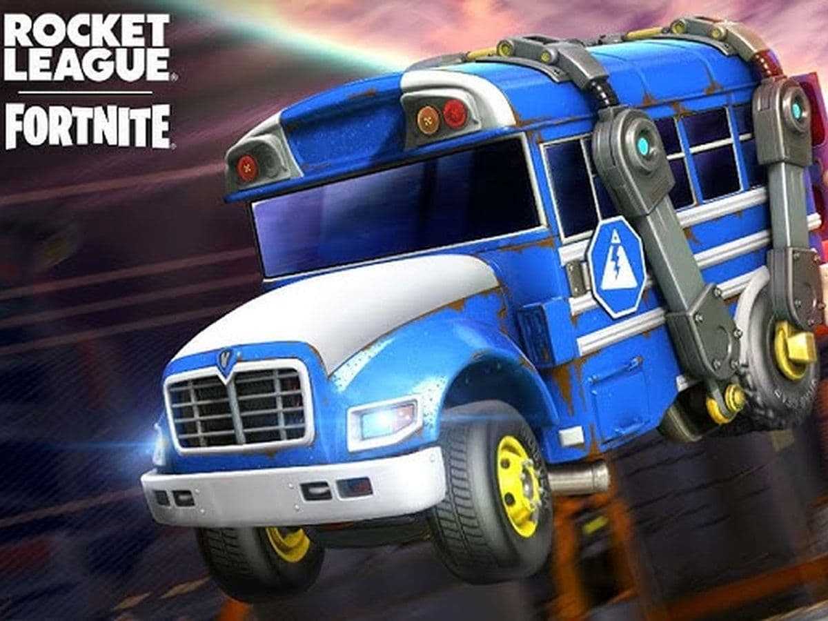 free battle bus rocket league