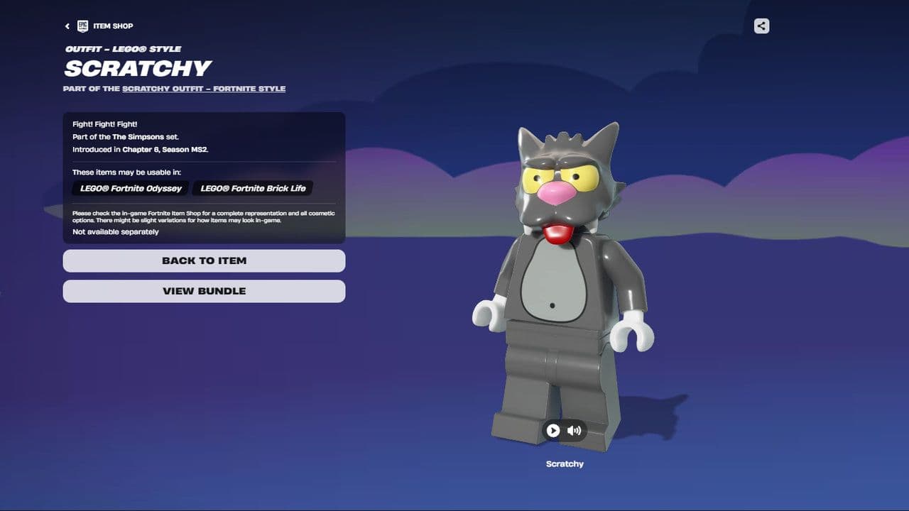 Fortnite Scratchy bundle