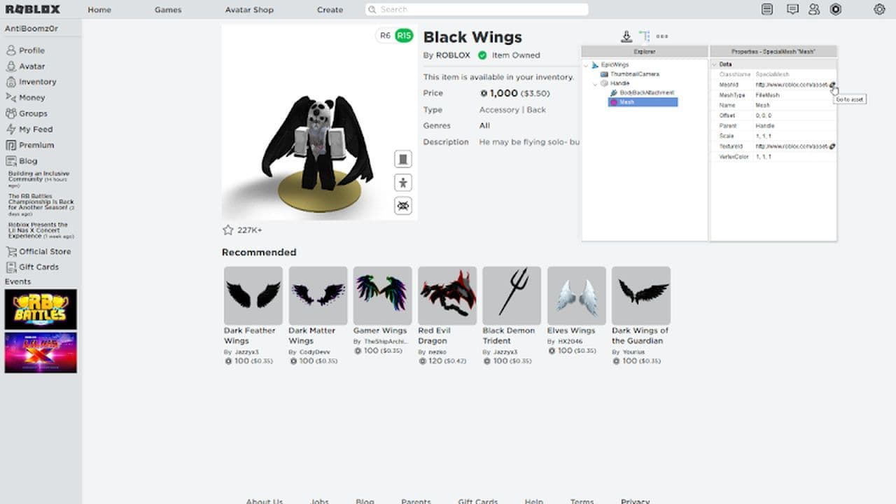 BTRoblox (Better Roblox)