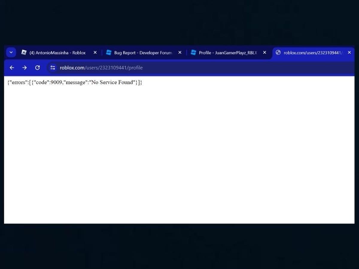 What does error code 9009 mean in Roblox?