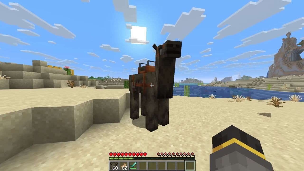 How to tame a Minecraft camel husk (Zombie camel)
