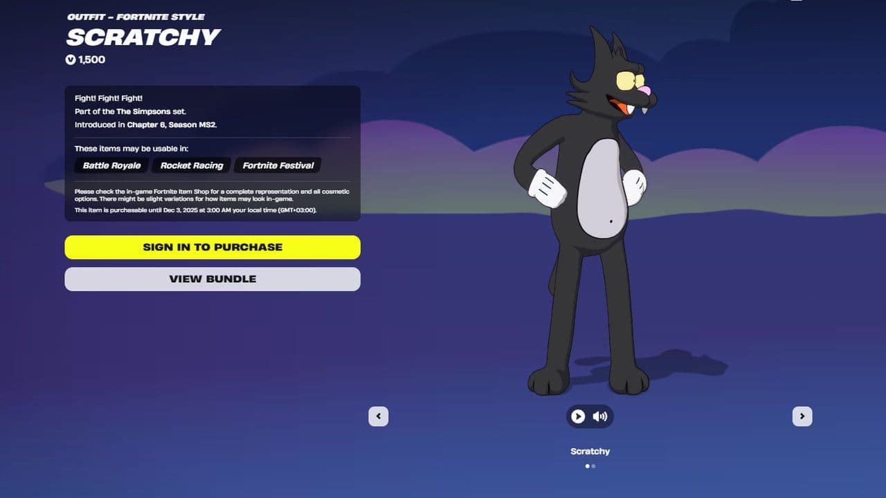 Fortnite Scratchy bundle