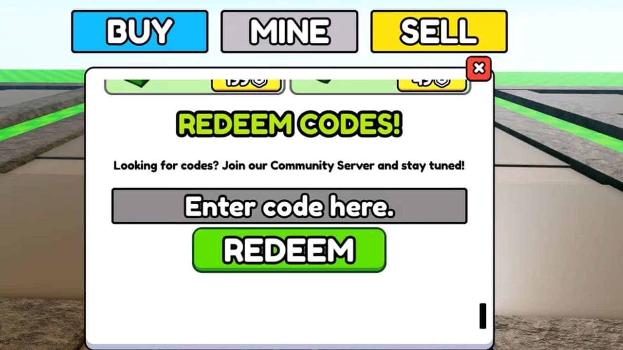 Latest Roblox Grow Mine codes (January 2026)