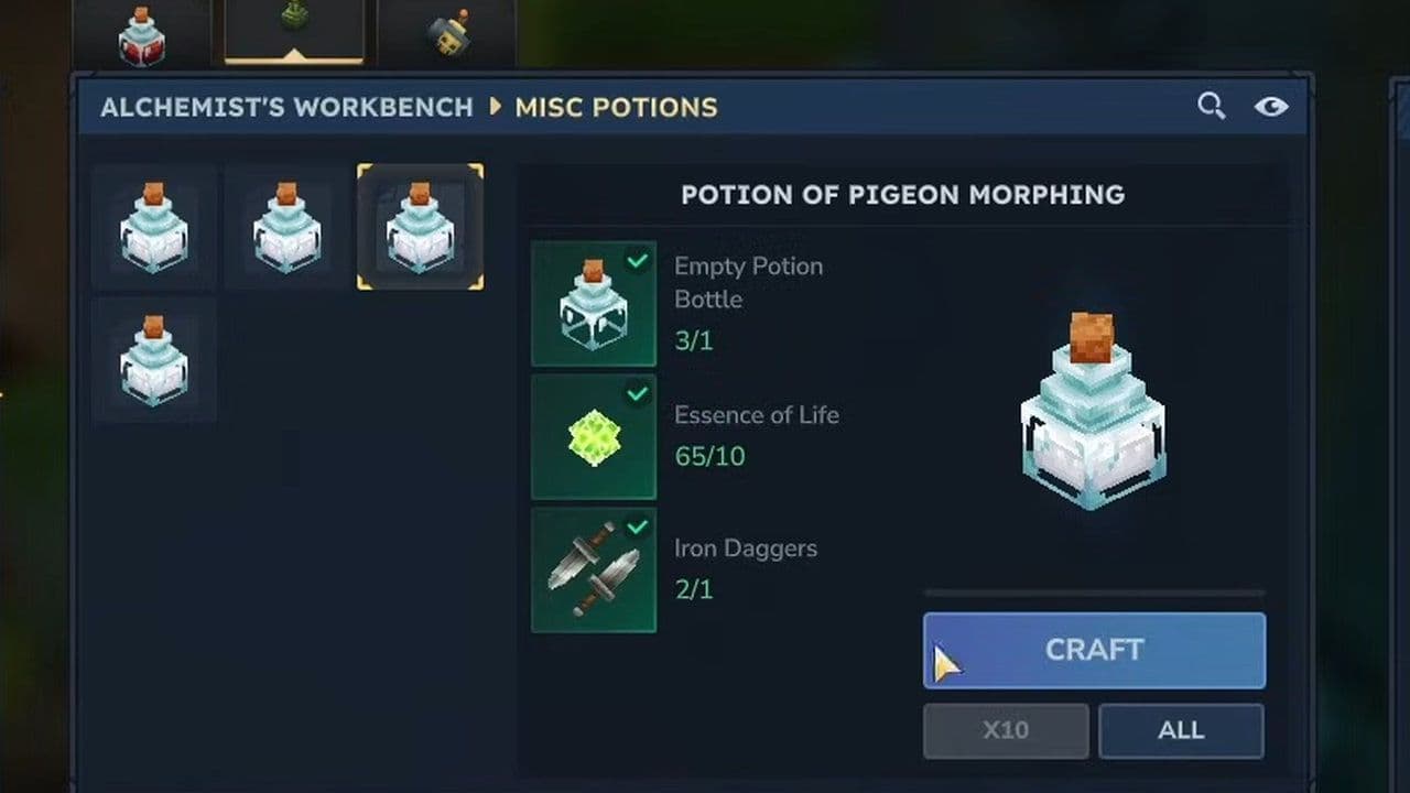 Hytale potions