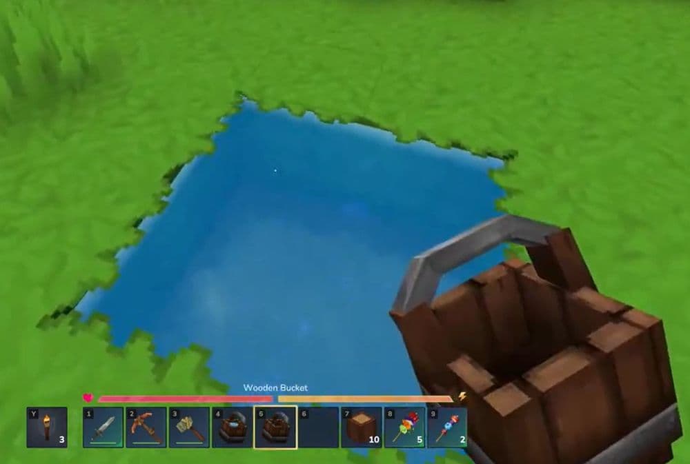 You must use a mod to have an infinite eater source in Hytale (Image Credit: JDDev0 on YouTube)