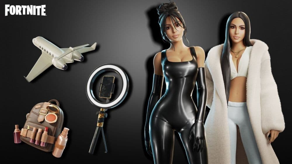 Here is a closer look at what the Kim Kardashian Fortnite bundle includes in the game (Image Credit: Fortnite)