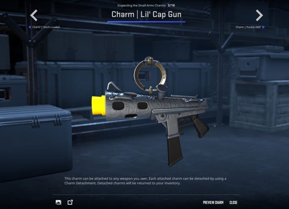 Lil’ Cap Gun Charm (Image Credit: Valve)