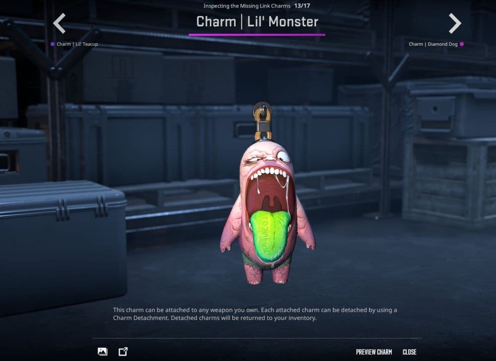Lil’ Monster Charm (Image Credit: Valve)