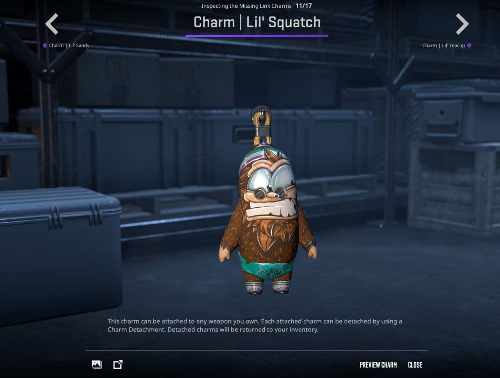 Lil’ Squatch Charm (Image Credit: Valve)