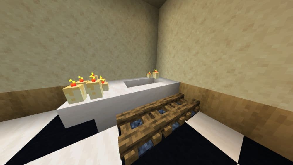 Candles are very useful for indoor places like houses or caves, making sure the player can see their surroundings (Image Credit: Mojang)